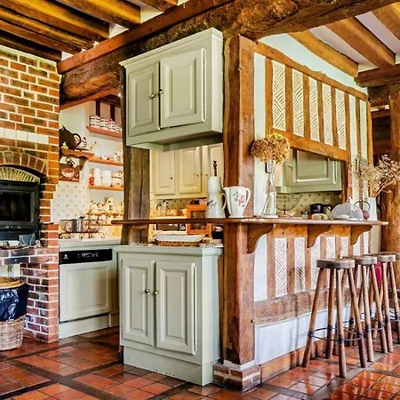 Maison De Charme En Normandie A 5 Mn De La * ヴィレ・シュル・メール